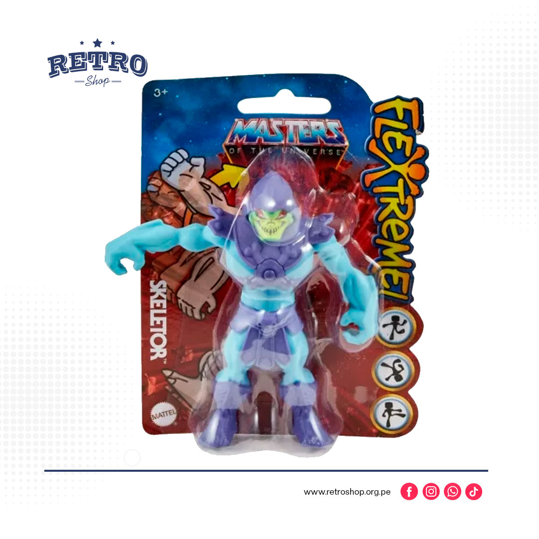 ¡Es un momento fascinante para unirse a la emocionante acción y aventura de MOTU™ y los secretos del Castillo de Grayskull™! Estas figuras de acción flexibles de 18 cm de Masters of the Universe™ están diseñadas para flexionarse y lograr poses emocionantes, ideales para crear las historias más divertidas.