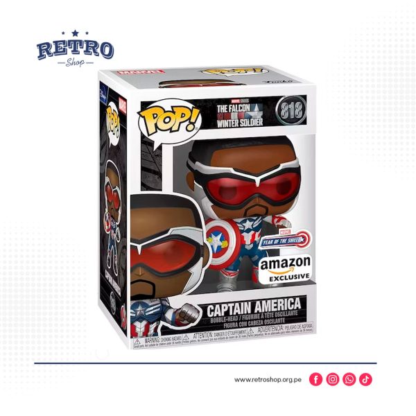 Funko Pop! Capitán América (Sam Wilson)