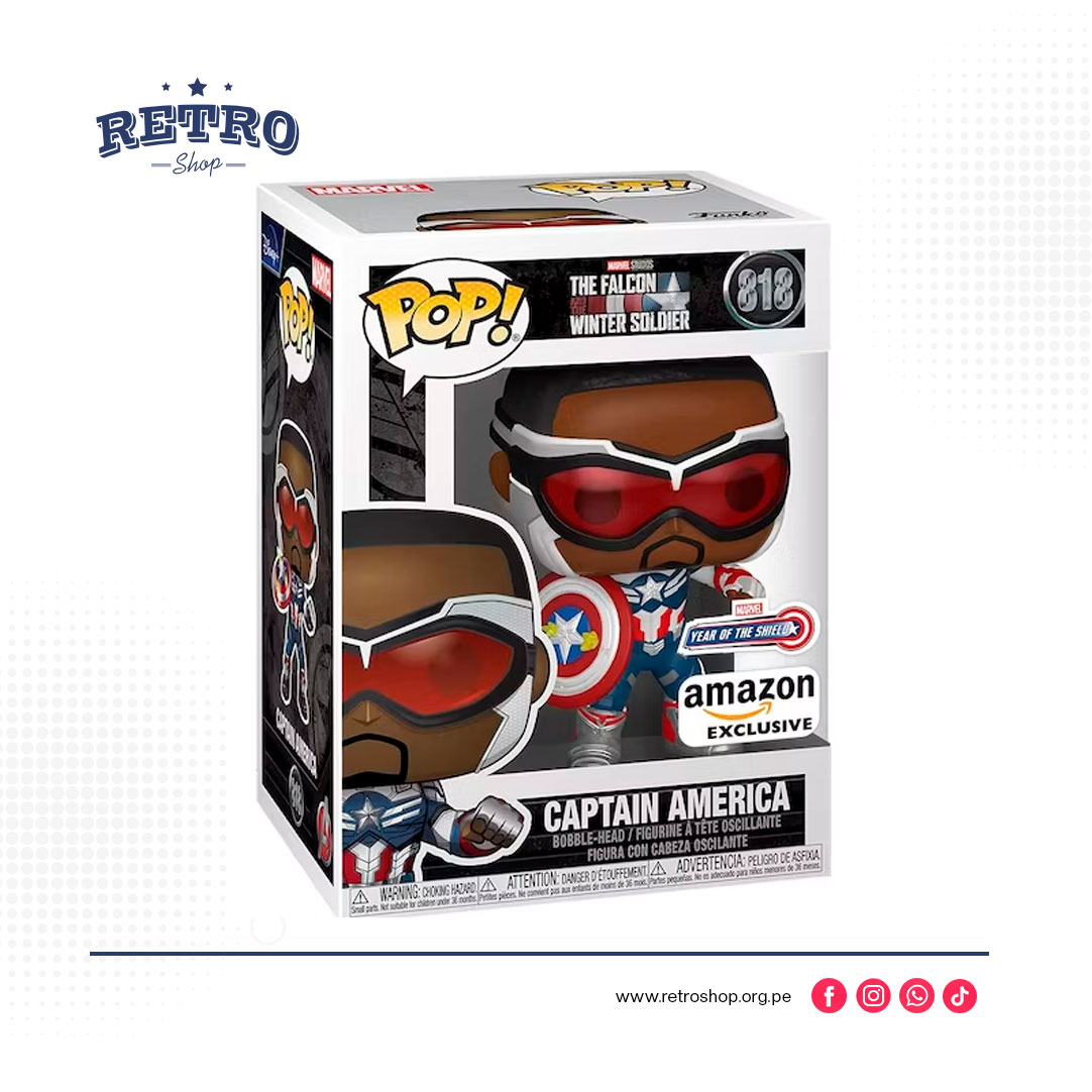 Funko Pop! Capitán América (Sam Wilson)