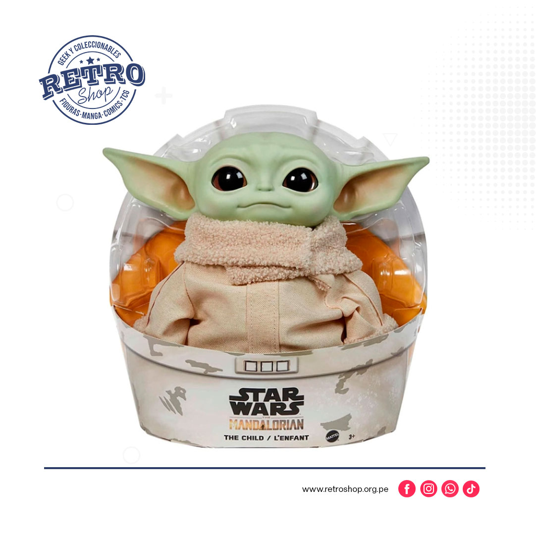Mattel muñeco de peluche Grogu, The Mandalorian
