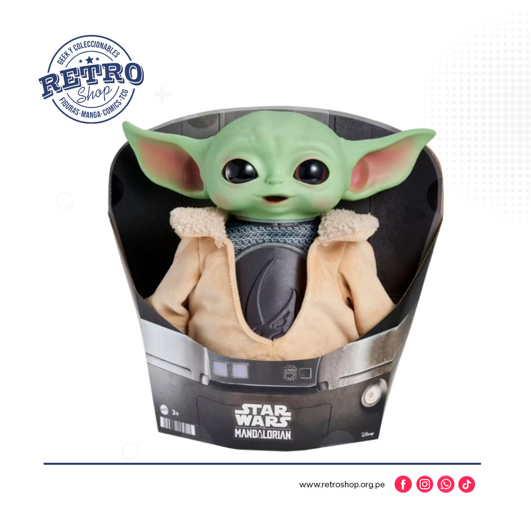 Mattel muñeco de peluche Grogu, Star Wars: The Mandalorian