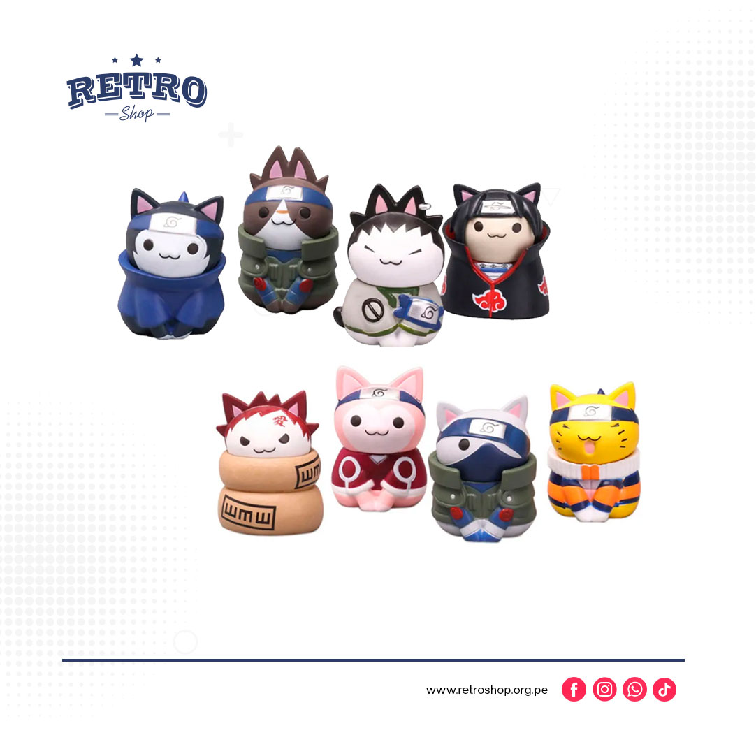 Naruto-Gatos1 Naruto Mini Q versión Kawaii