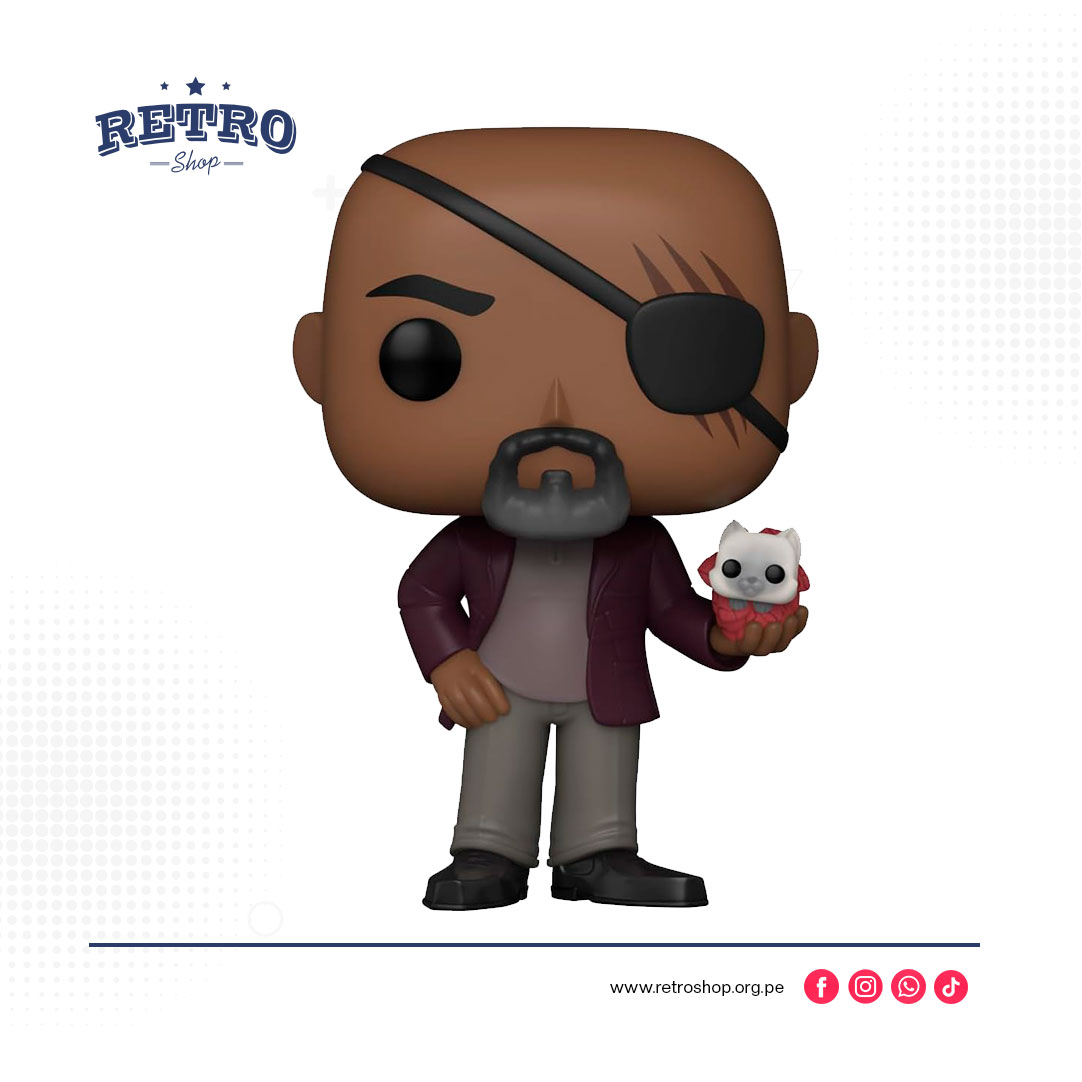 Funko Pop! Nick Fury con Flerkitten