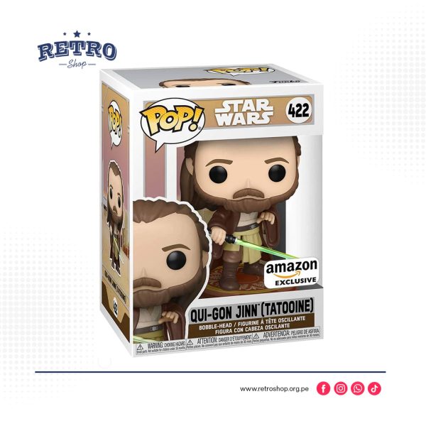 Funko Pop! Jedi Qui Gon Jinn - Tatooine