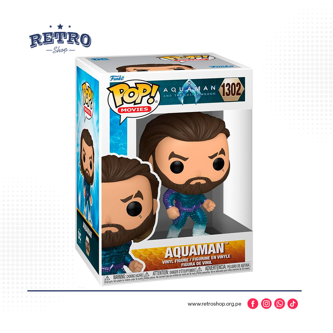 Funko Pop! Aquaman y el Reino Perdido de DC Comics