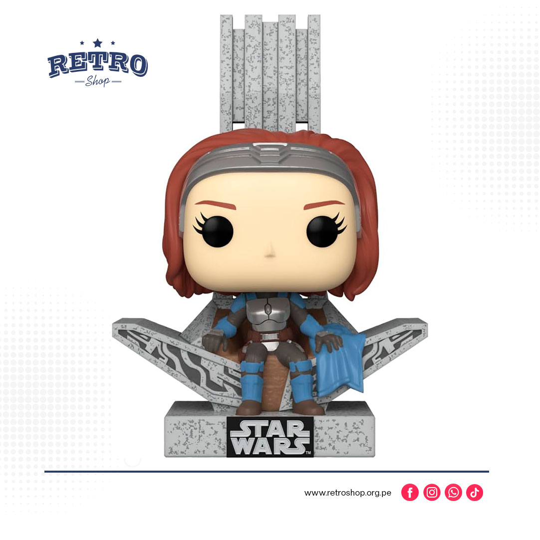 Funko Pop! Deluxe: The Mandalorian - Bo-Katan Kryze en el trono