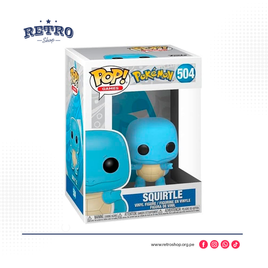 Funko Pop! Juegos: Pokemon - Squirtle