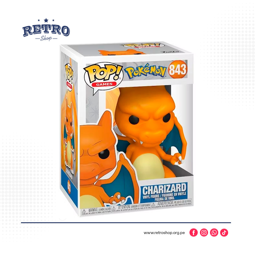 Funko-charizard2 Funko Pop! Juegos: Pokemon - Charizard