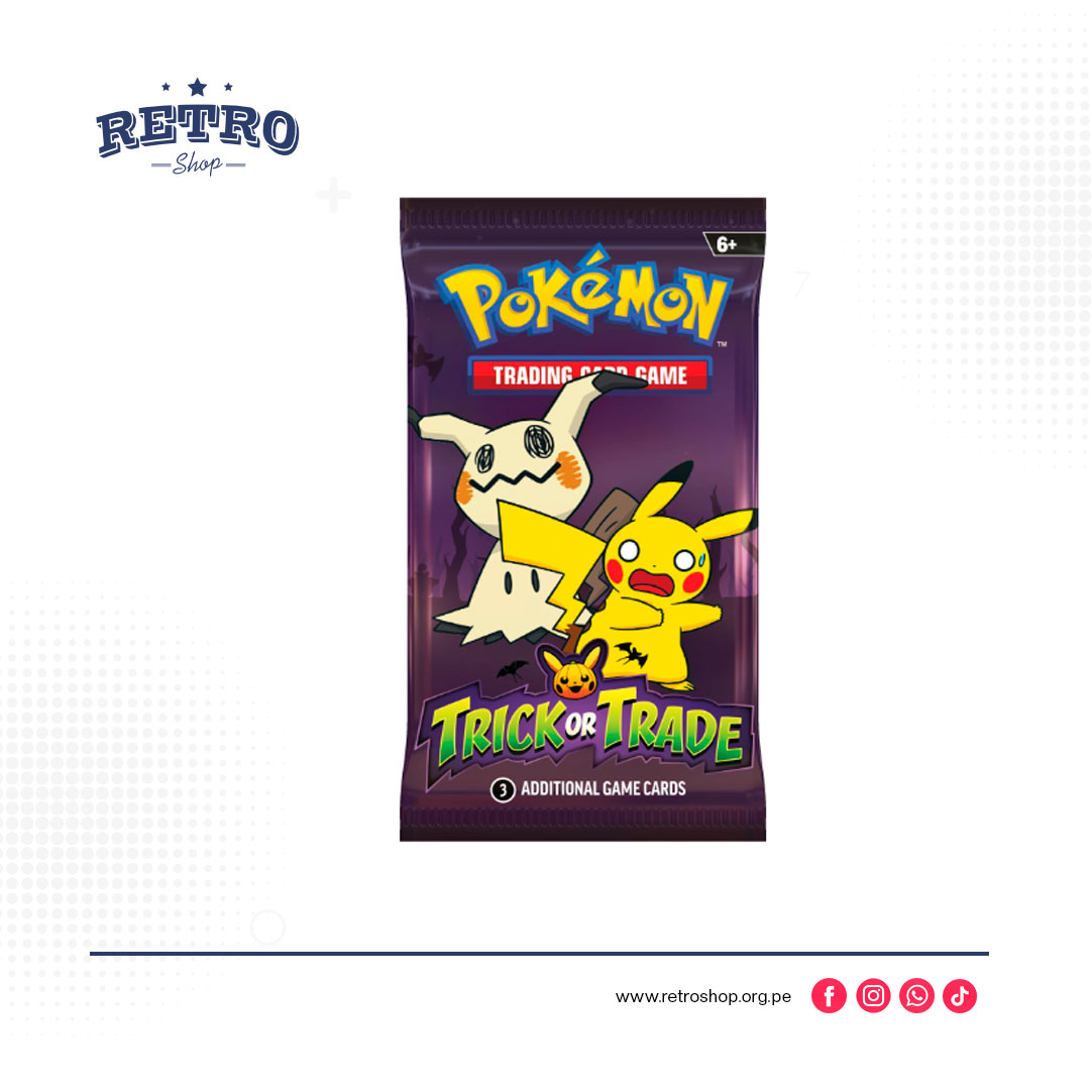 Pokémon TCG: Paquete de refuerzo de truco o comercio 2023