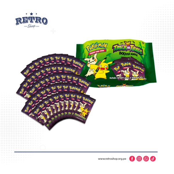 Pokémon TCG: Paquete de refuerzo de truco o comercio 2023
