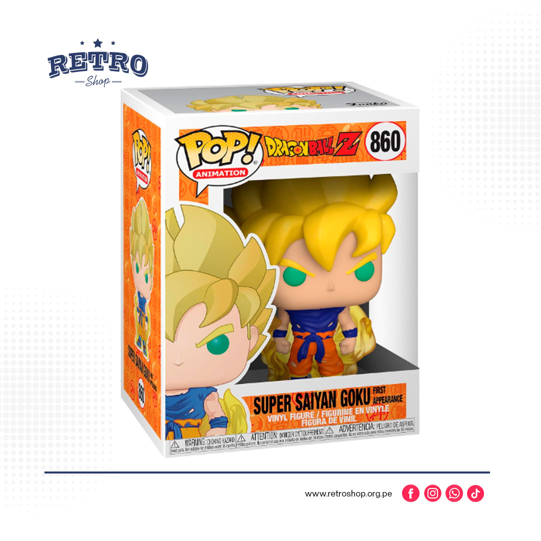 ¡Funko Pop! Animación: Dragonball Z - Goku Súper Sayajin