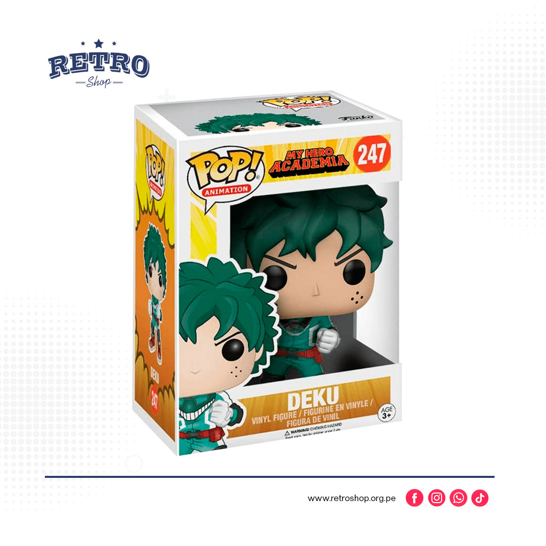 Funko POP Anime Figura de acción de Deku, My Hero Academia