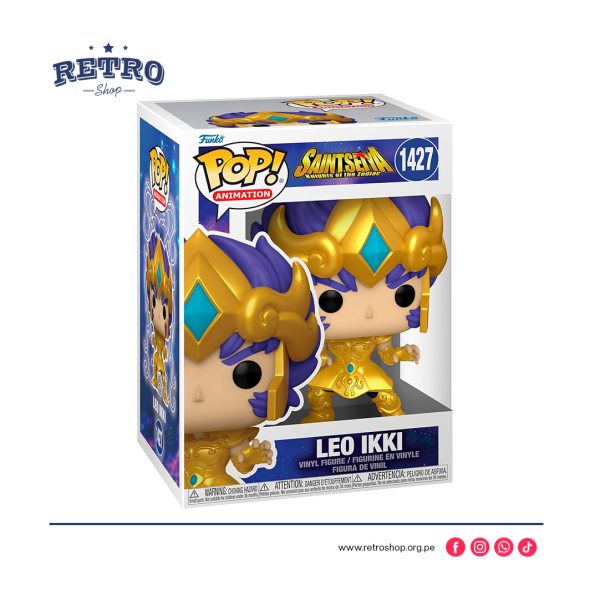 Funko Pop! Animación: Saint Seiya: Caballeros del Zodiaco - Leo Ikki
