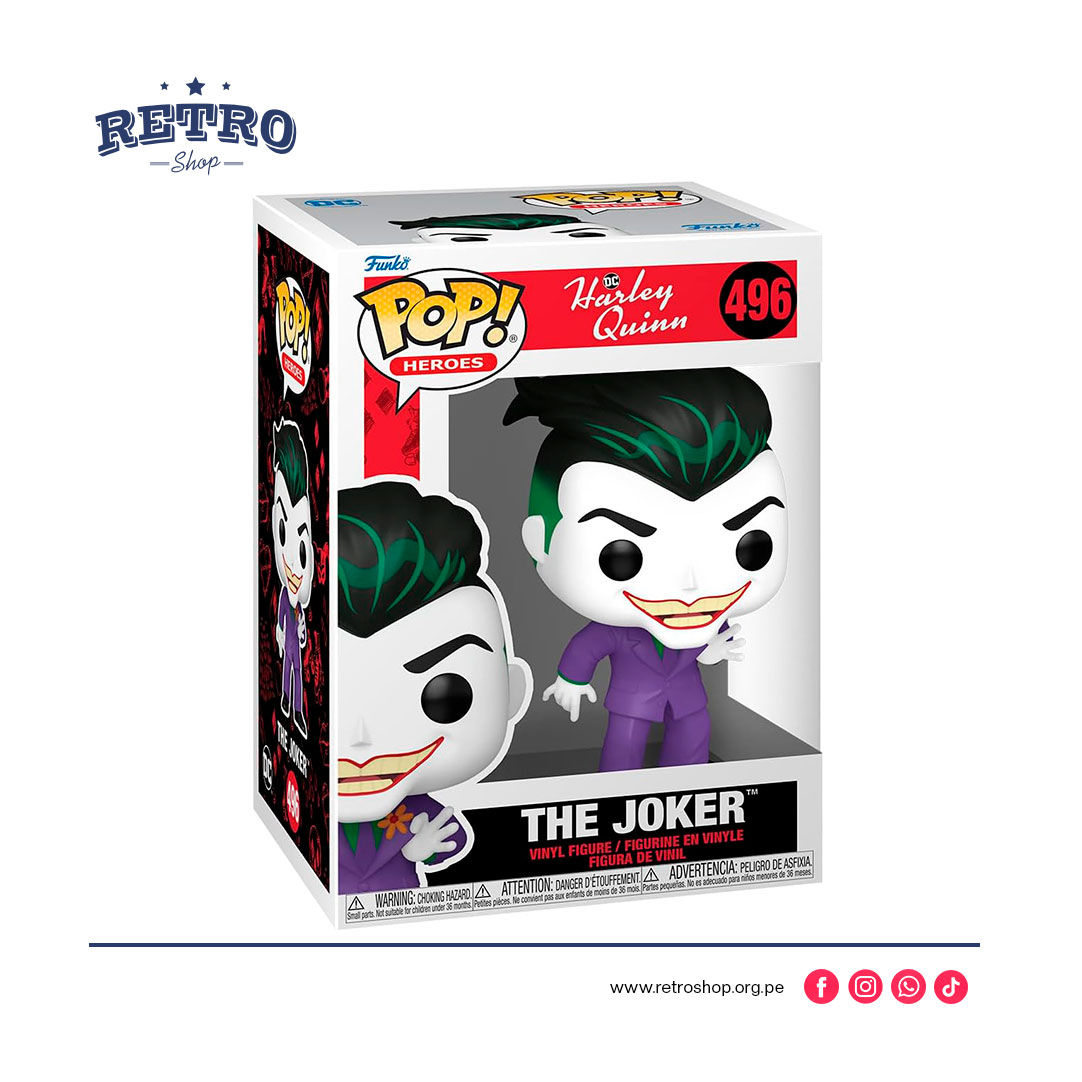 Funko Pop! Heroes: DC - Harley Quinn, El Joker