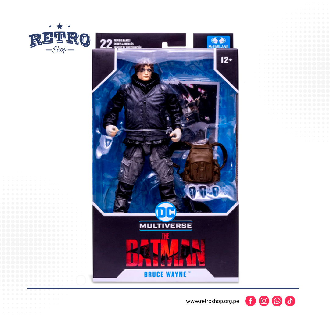 Bruce Wayne, Batman Drifter desenmascarado - McFarlane Toys