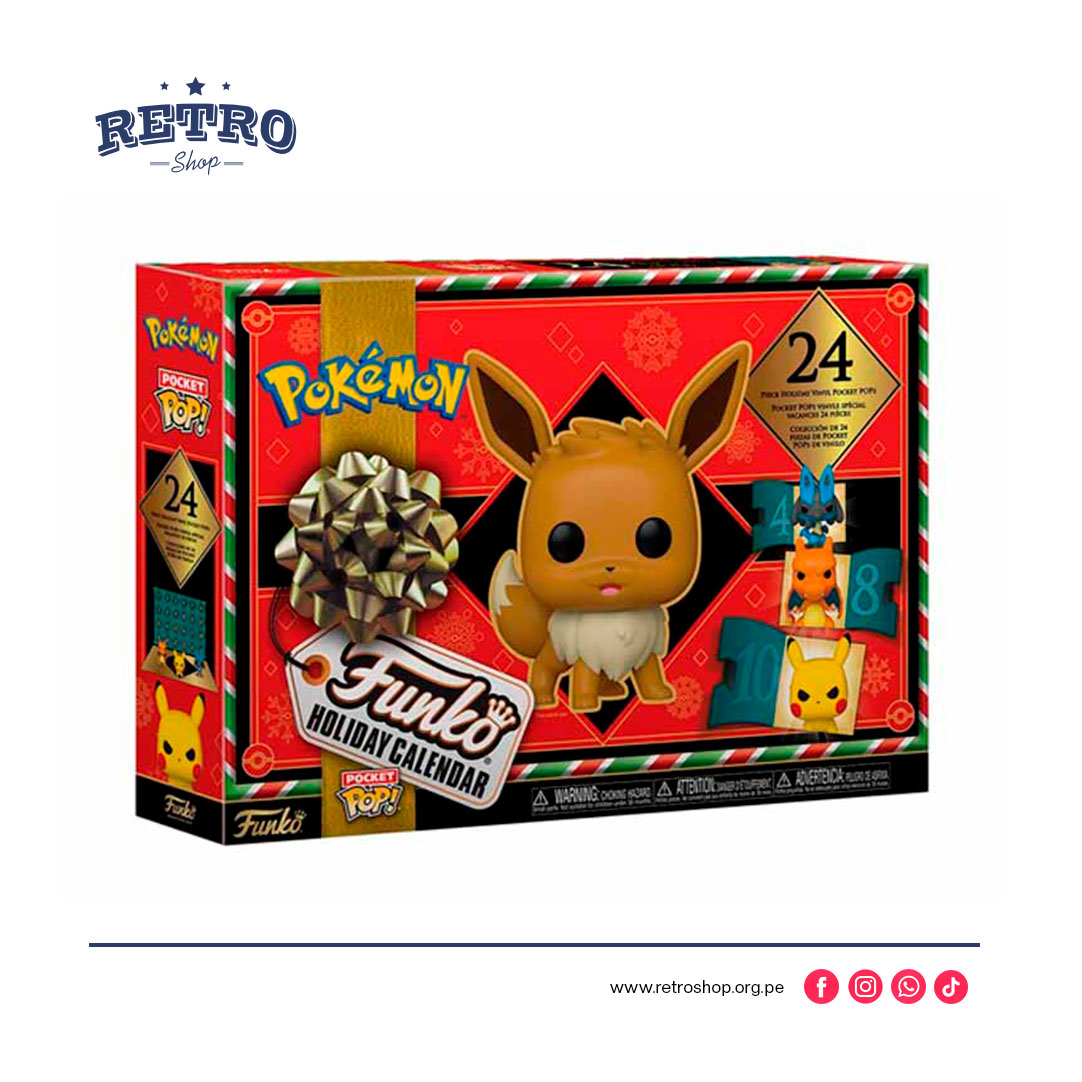 Funko Pop: Calendario de Pokémon 24 mini funkos