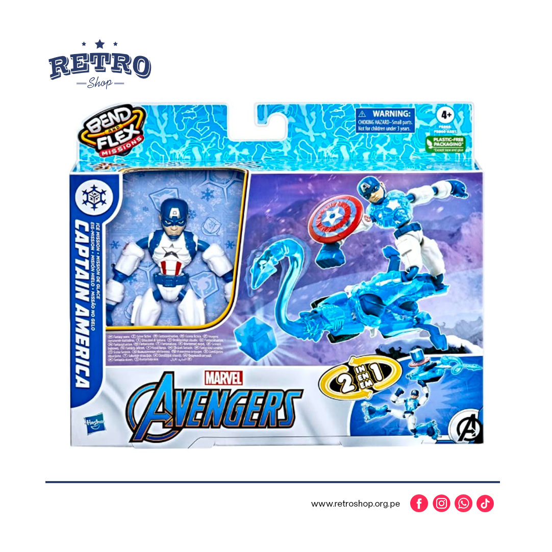 Capitan America - Marvel Avengers Bend y Flex Missions