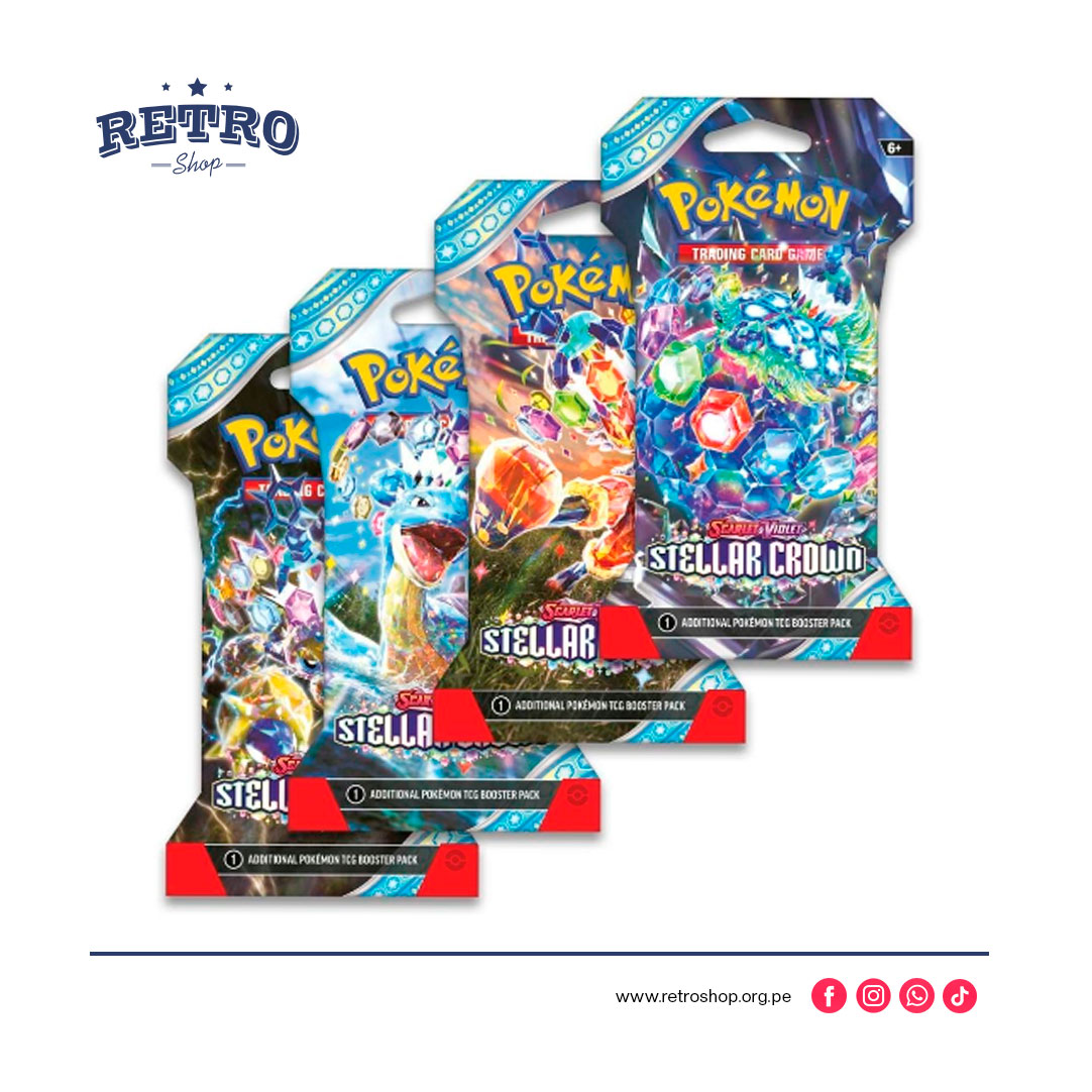 Pokemon TCG: stellar Crown Sleeved Booster