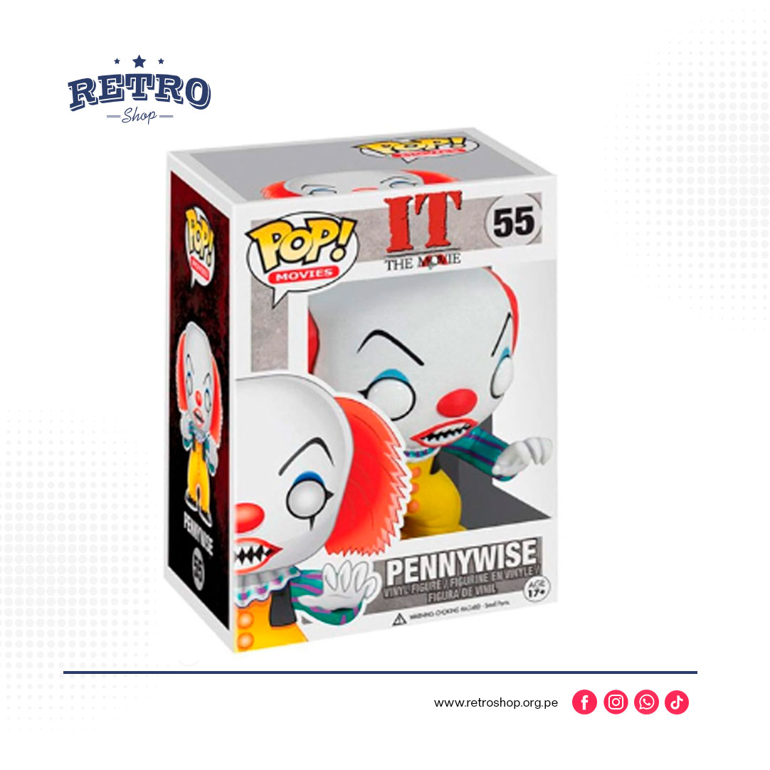 Figura de vinilo Funko de Stephen King It Pennywise Classic