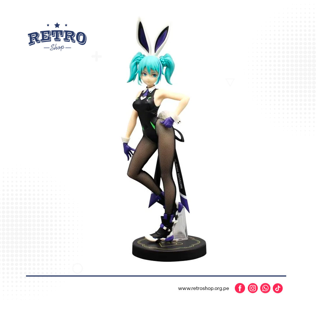 Hatsune Miku - versión en color Street Violet de Vocaloid BiCute Bunnies