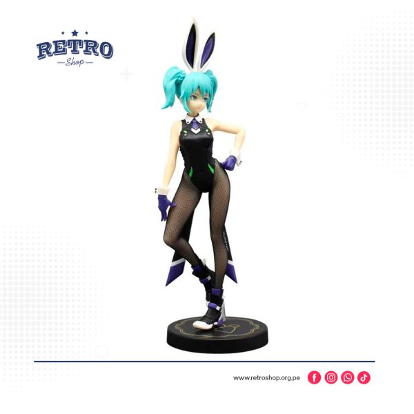 Hatsune Miku - versión en color Street Violet de Vocaloid BiCute Bunnies