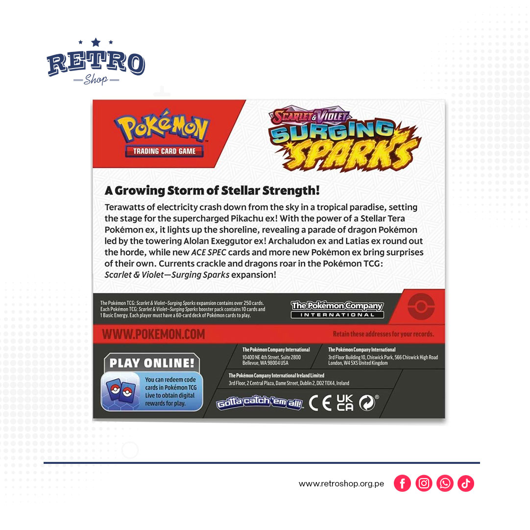 Pokemon TCG: Scarlet & Violet-Surging Sparks - Booster