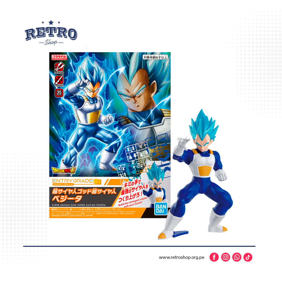 Bandai Model Kit Dragon Ball Super: Entry Grade - Vegeta