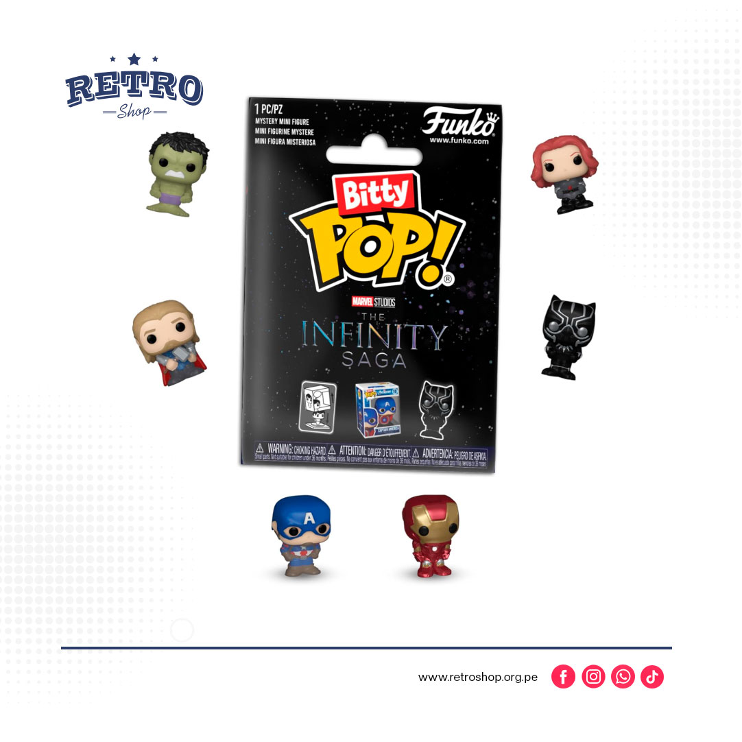 Funko Bitty Pop! Singles: Marvel The Infinity Saga Mystery Mini Juguetes Coleccionables Bolsa de Polietileno