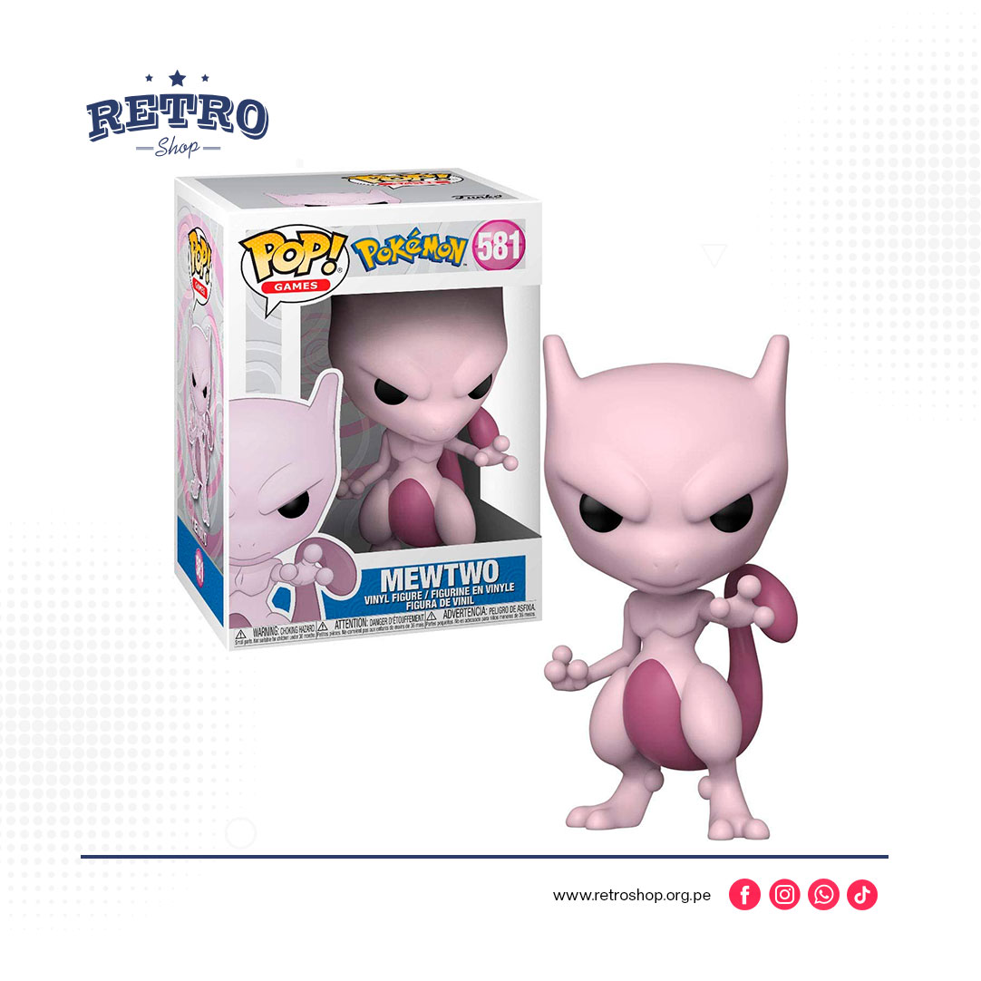 Funko Pop! Juego: Pokémon - Figura de vinilo Mewtwo multicolor