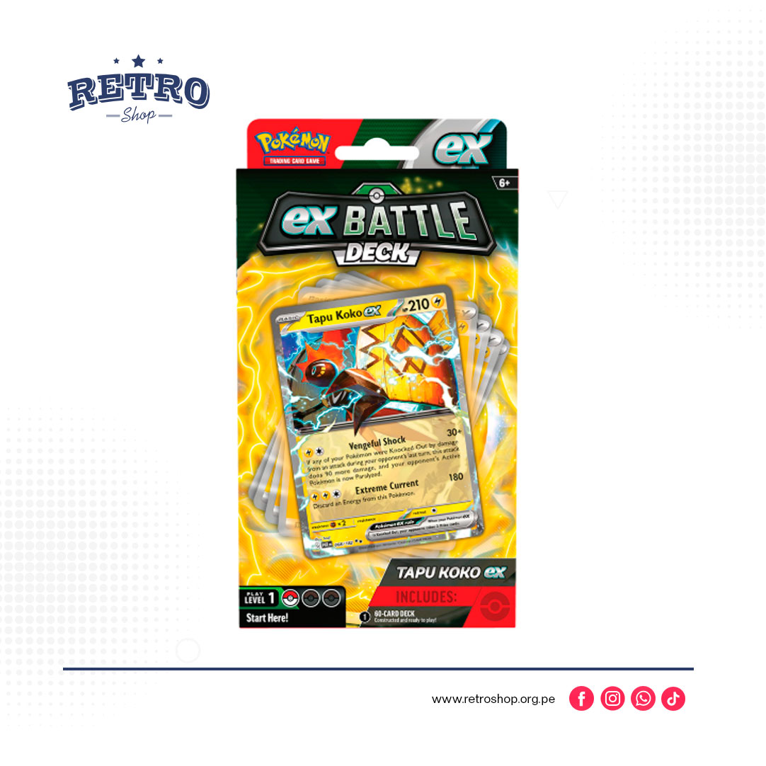 Pokemon TCG Koko Ex/Iron Ex Bat Deck Eng