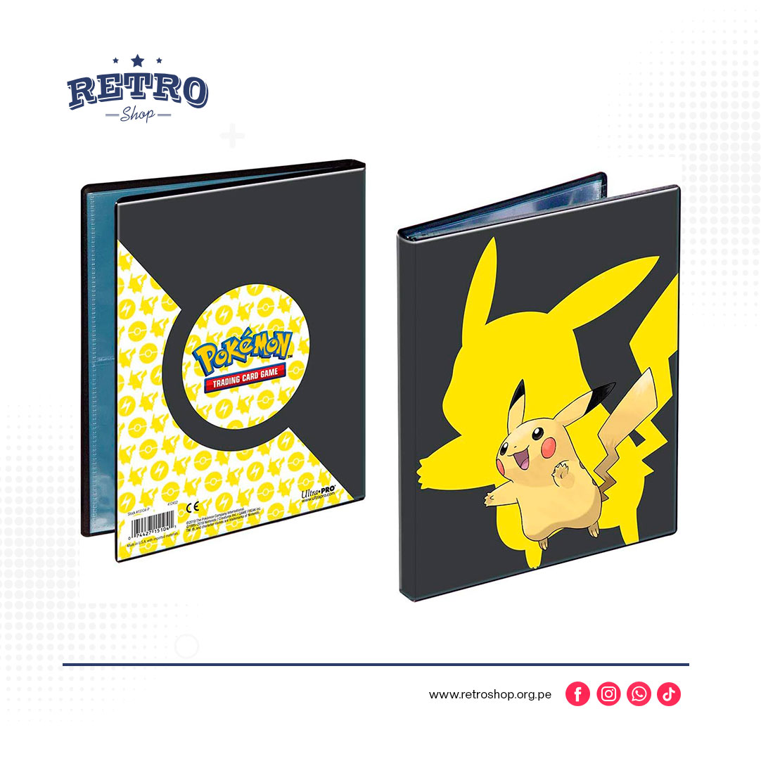 Ultra Pro Pokémon E-15104 Pokemon 4 Pocket Portfolio-Pikachu