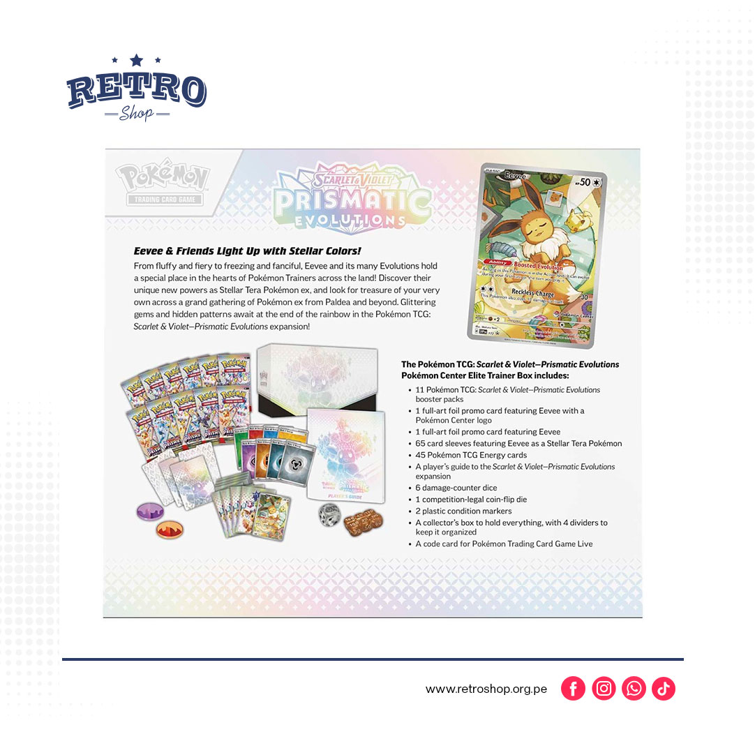 Scarlet & Violet: Prismatic Evolutions - Elite Trainer Box