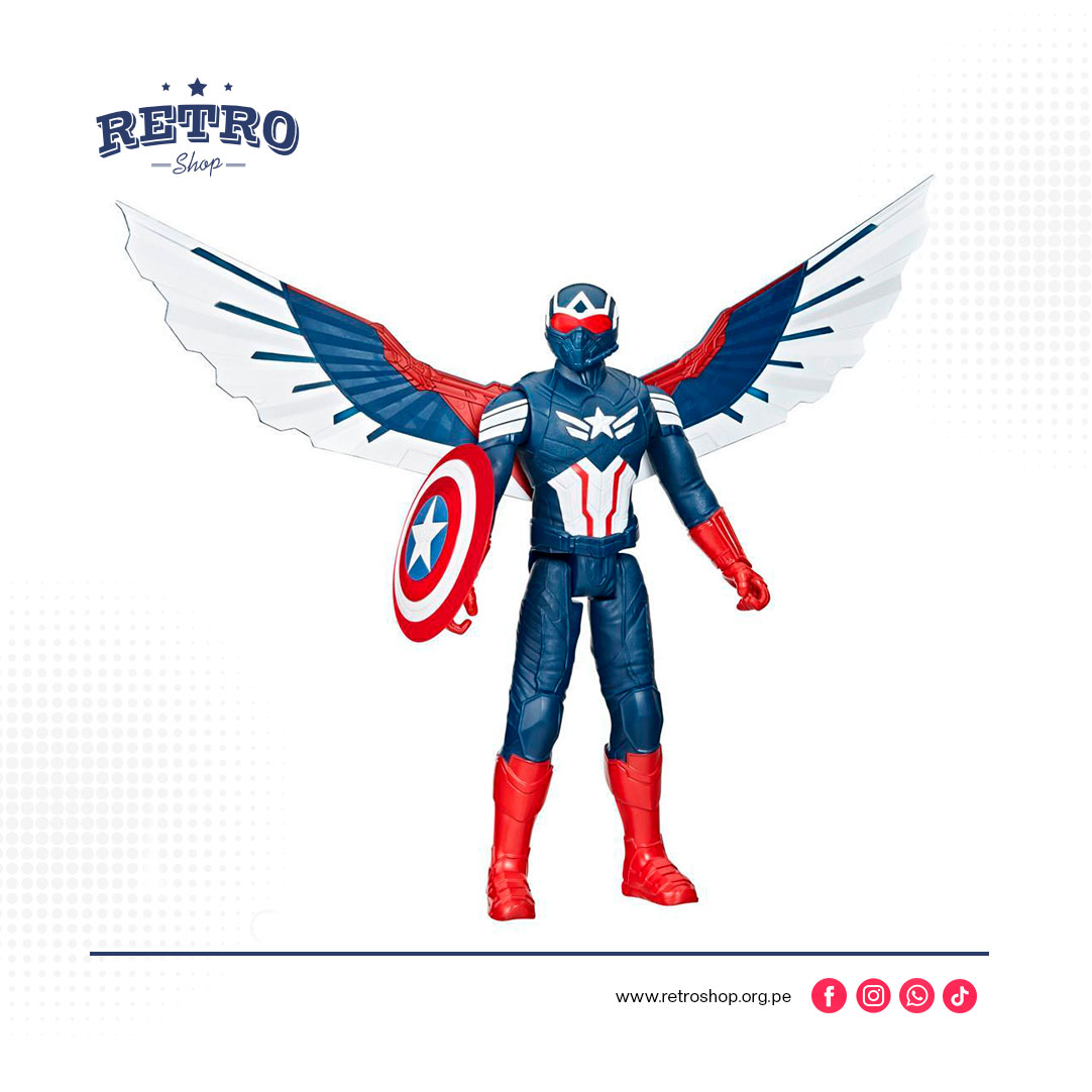 Captain America Brave New World, Titan Hero Series Deluxe