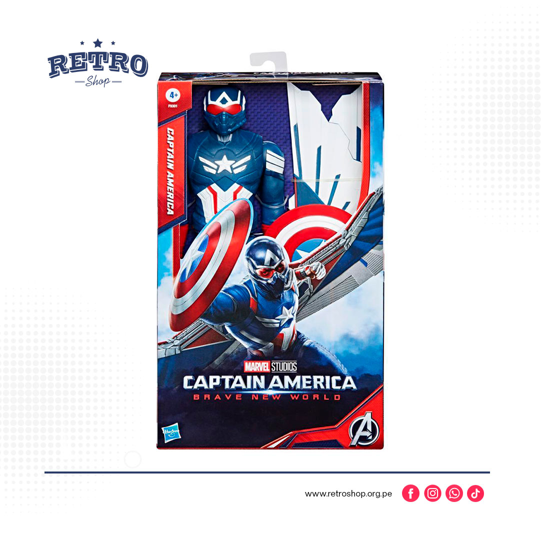 Captain America Brave New World, Titan Hero Series Deluxe