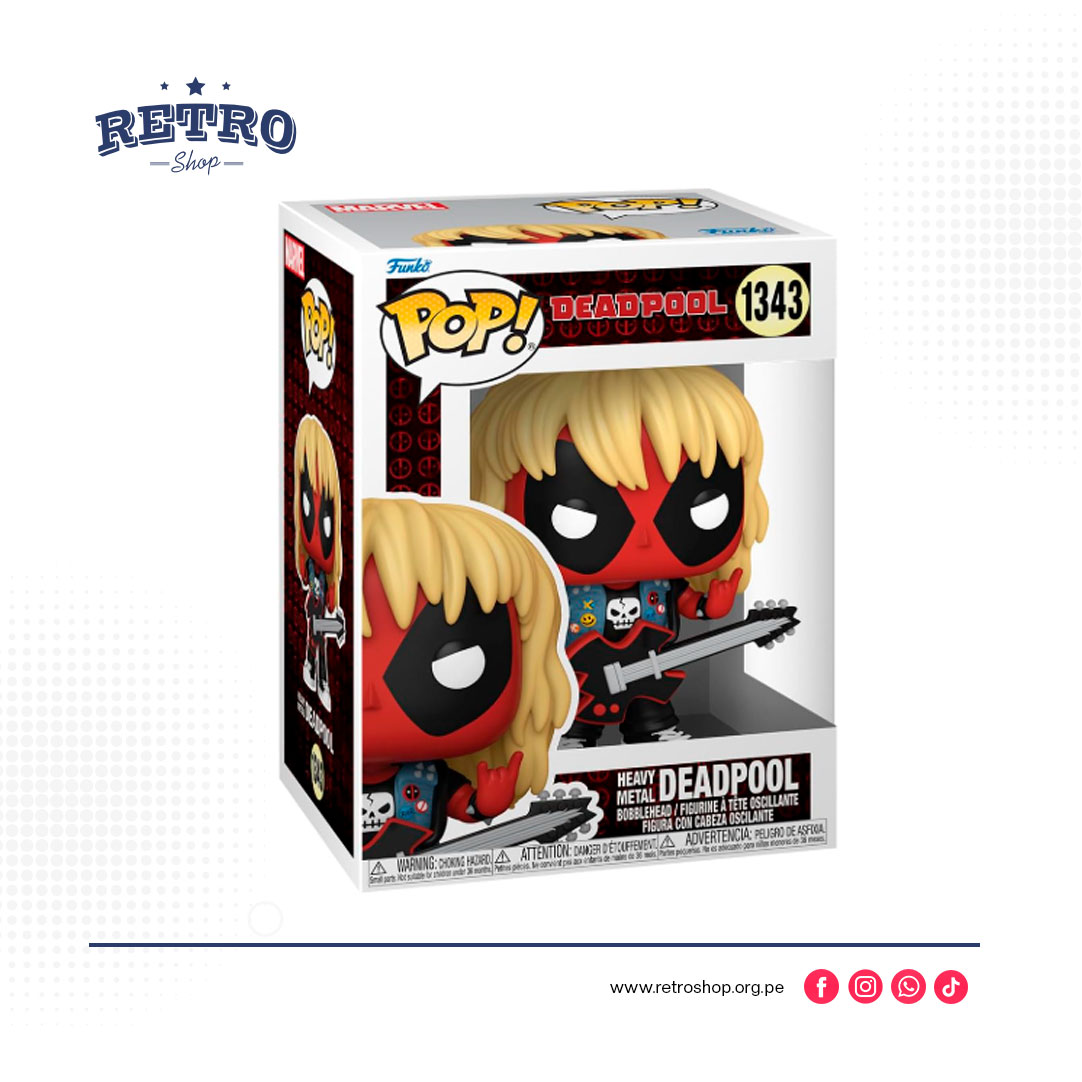 Funko Pop! Marvel – Heavy Metal Deadpool #1343