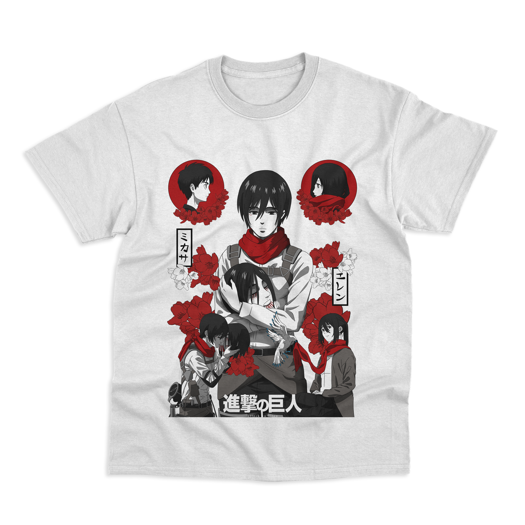 Shingeki no Kyojin - Mikasa y Eren