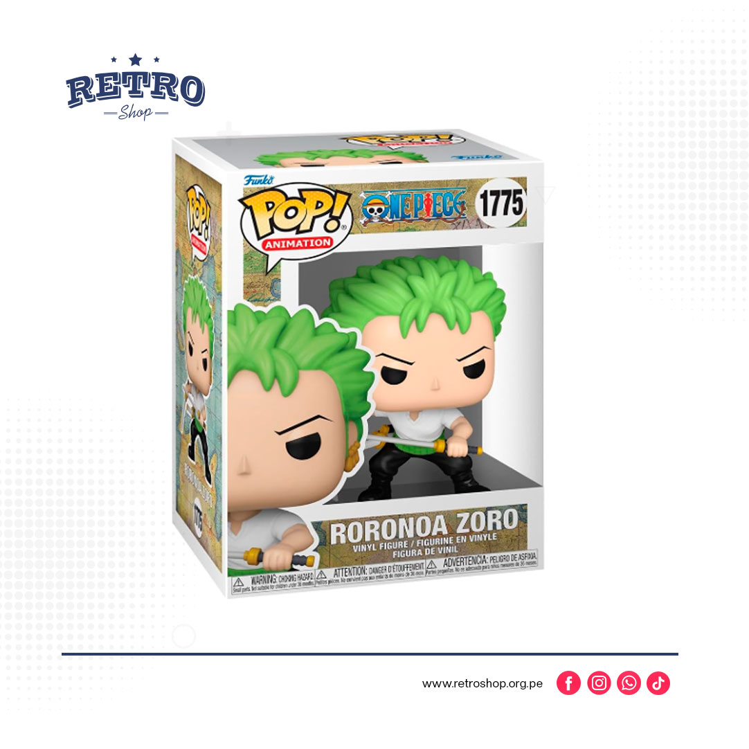 zoro1775 Funko Pop! Animation: One Piece – Roronoa Zoro #1775