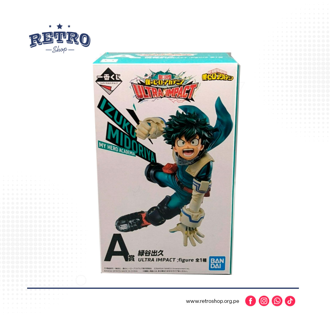 Izuku Midoriya Premio A - Figura Ichiban Kuji,  My Hero Academia ULTRA IMPACT