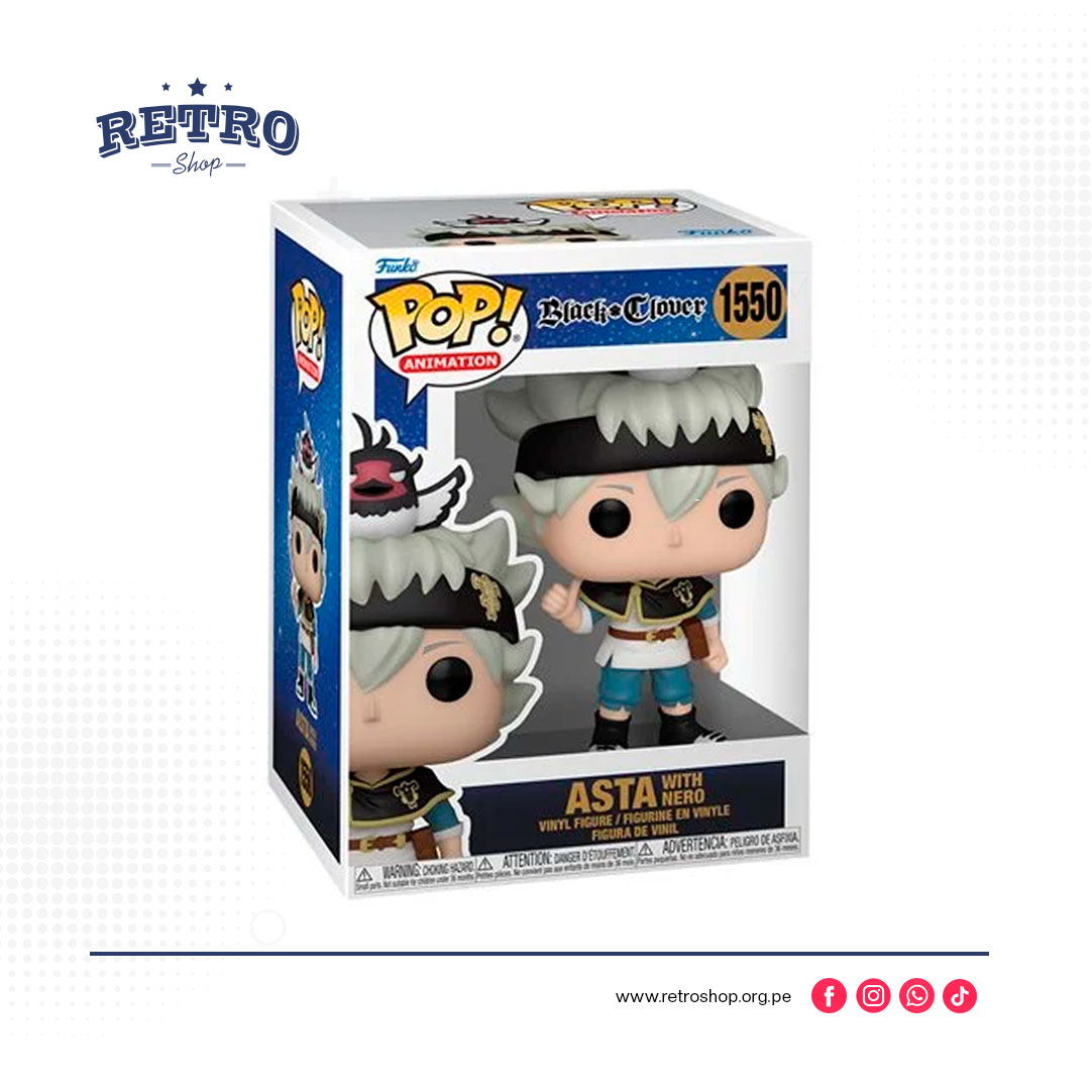 Funko Pop! Animation: Black Clover - Asta con Nero
