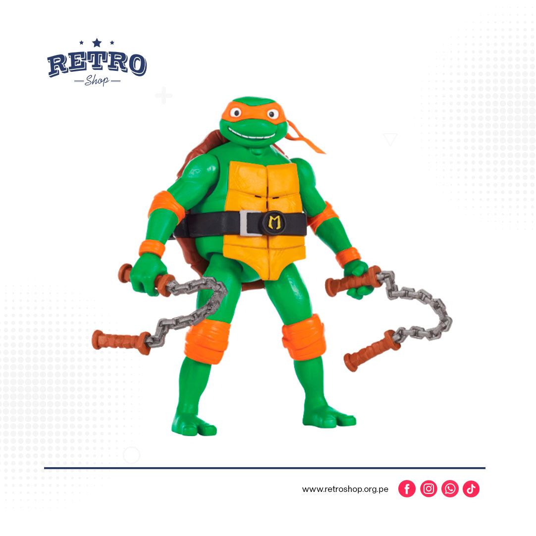 Michelangelo Deluxe Ninja Shouts Figura por Playmates