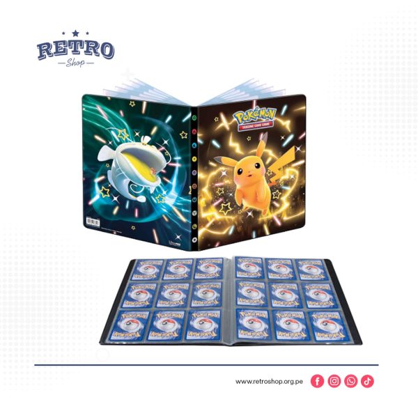Pokemon TCG Folder 9 Bolsillos Ultra Pro Shiny Pikachu