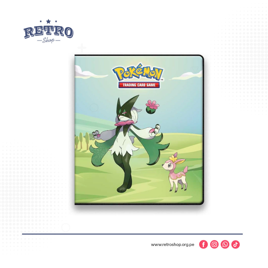 Pokemon TCG Folder portafolio 9 bolsillos 5 hojas para cartas pokémon – morning meadow
