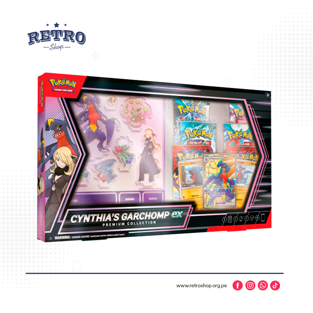 Pokemon TCG Destind Rivals Cynthias Garchomp Ex Premiun Collection - Español