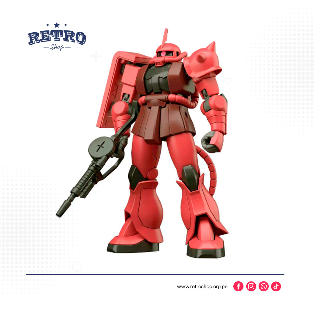 Model Kit Gundam - HG MS-06S Zaku II Revive New 1/144 Escala
