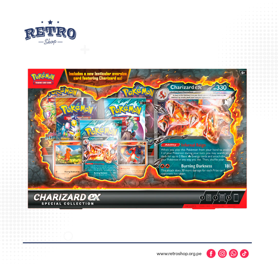 Pokemon TCG Charizard Ex Special Collection 2025 Español