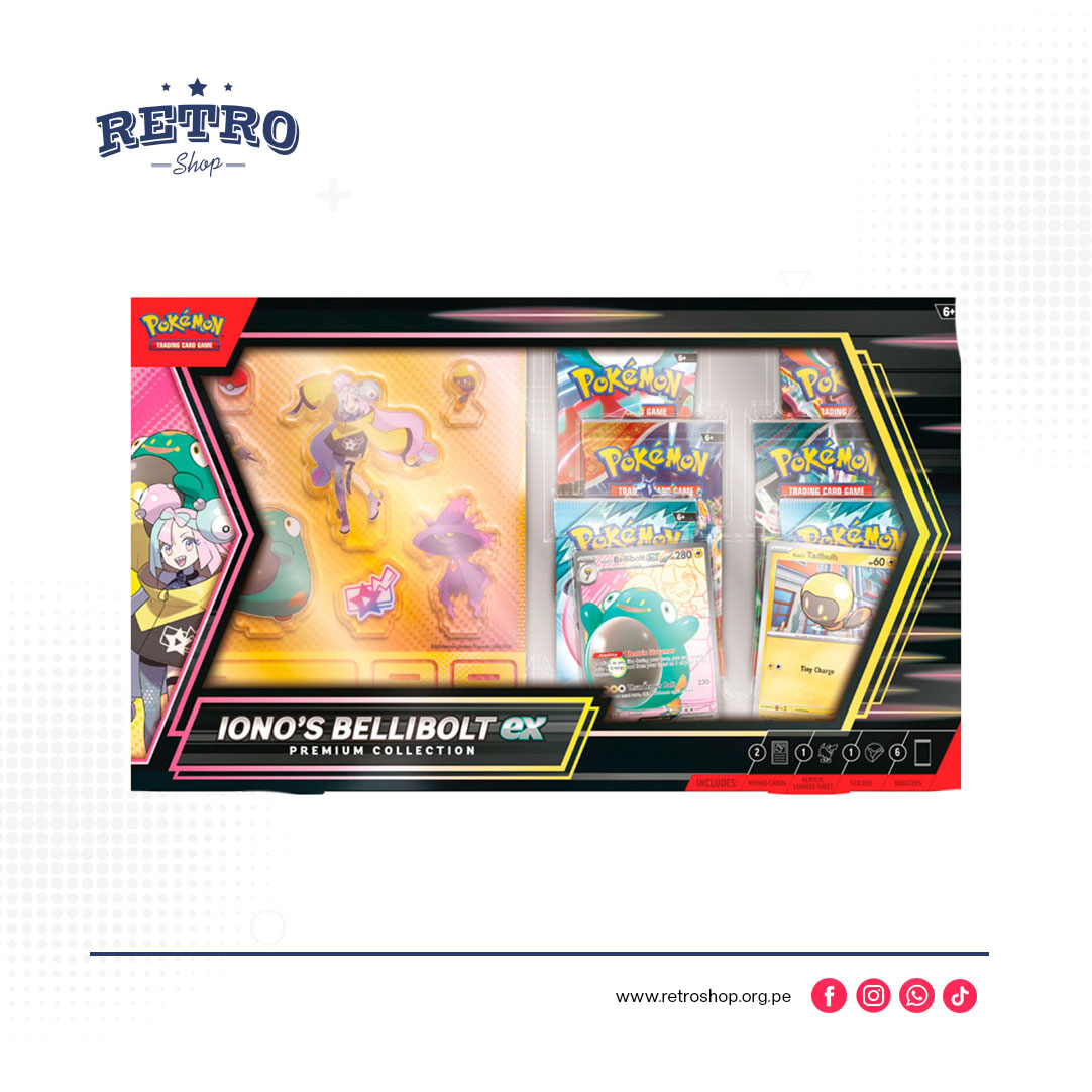 Pokemon TCG Ionos Bellibolt Ex Premium Collection 2025 Ingles