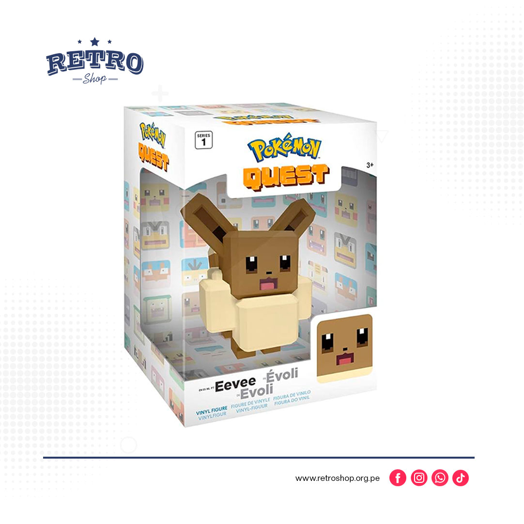 Pokemon Quest Eevee - Figura de vinilo