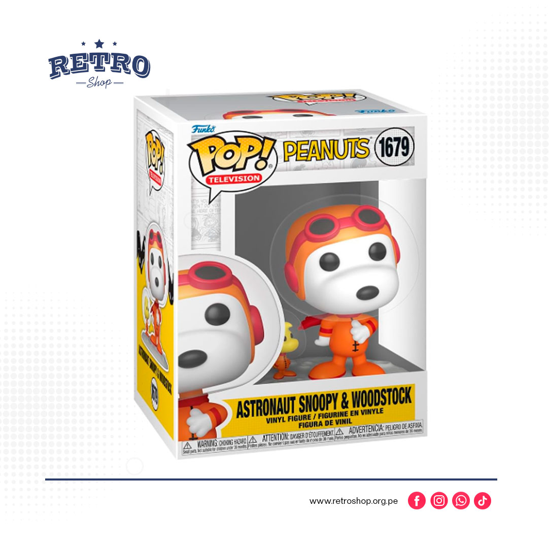 Funko Pop Animation: Peanuts - Space Snoopy - Classic Peanuts #1679