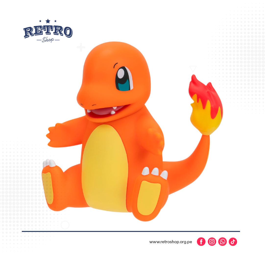 Pokemon Charmander Deluxe Select - Figura de vinilo de 8 pulgadas