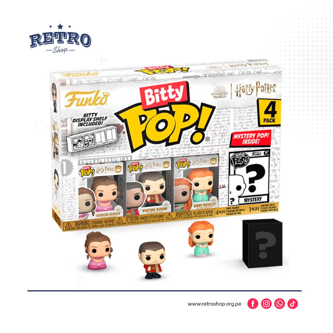 Funko Bitty Pop Harry Potter y El Cáliz de Fuego Hermione